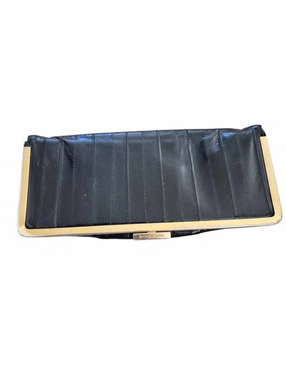 💕Michael Kors Dark Navy & Gold Frame Clutch💕